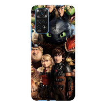 Чехол как приручить дракона на Xiaomi Redmi Note 11E Pro (Персонажи дракона)