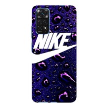 Чехол с логотипом Найк на Xiaomi Redmi Note 11E Pro – Найк на фиолетовом