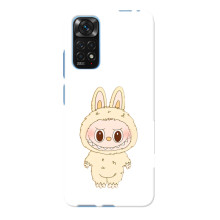Чехол с принтом Лабубу для Xiaomi Redmi Note 11E Pro – Бежевый Лабубу