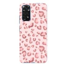Чехол с розовым рисунком для Xiaomi Redmi Note 11E Pro – Розовый леопард