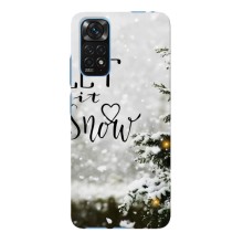 Новогодние, Праздничные Чехлы для Xiaomi Redmi Note 11E Pro - 2024 год – Let it snow