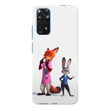 Силіконовий чохол з принтом Зоотрополіс для Xiaomi Redmi Note 11E Pro – Джуді і Нік