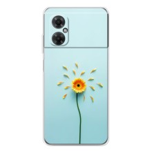 Чехлы с Цветами для Xiaomi Redmi Note 11R (VPrint) (Желтый цветок)