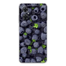 Чехлы с Фруктами для Xiaomi Redmi Note 11R (VPrint) (Ежевика)