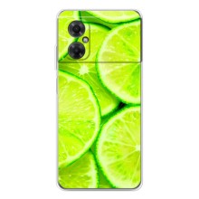 Чехлы с Фруктами для Xiaomi Redmi Note 11R (VPrint) (Лайм)