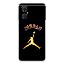 Чехлы для Xiaomi Redmi Note 11R - с картинкой JORDAN (AlphaPrint) (Jordan Gold)
