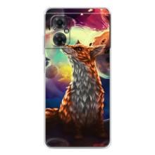 Чехлы с картинкой Лисички для Xiaomi Redmi Note 11R (VPrint) (Лисица в космосе)