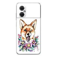 Чехлы с картинкой Лисички для Xiaomi Redmi Note 11R (VPrint) (Веселая лисичка)