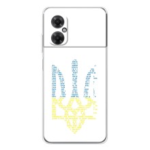 Чехлы для Xiaomi Redmi Note 11R  Укр. Символика (AlphaPrint) (Герб из букв)