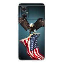 Чохол Прапор USA для Xiaomi Redmi Note 11R (Орел і прапор)