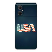 Чохол Прапор USA для Xiaomi Redmi Note 11R (USA)