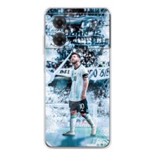 Чехол Месси футболист для Xiaomi Redmi Note 11R (Месси в Аргентине)