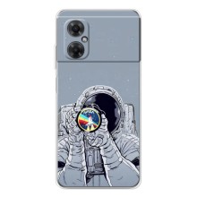 Чехол NASA для Xiaomi Redmi Note 11R (AlphaPrint) (Космонавт фото)