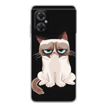 Чехол с принтом для Xiaomi Redmi Note 11R (AlphaPrint) Модные коты – Грустный кот