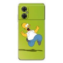 Чехол с Симпсонами для Xiaomi Redmi Note 11R (VPrint) (Гомер Симпсон)