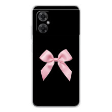 Чехол банты для Xiaomi Redmi Note 11R – Бант на черном