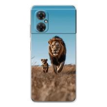 Чехол Король лев на Редми Ноут 11р (Мусафа и Симба)