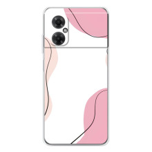 Чехол цветочный дизайн для Xiaomi Redmi Note 11R – Розовый фон