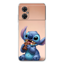 Чехол с рисунком Стич для Xiaomi Redmi Note 11R – Стич с шоколадом