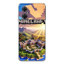Чехол с картинками Майнкрафт для Редми Ноут 11р – Minecraft