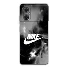 Чехол с логотипом Найк на Xiaomi Redmi Note 11R (Найк дымчатый)