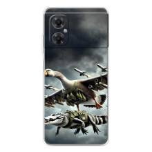 Чехол с мемами тралалело тралала для Xiaomi Redmi Note 11R – Гусини и крокодило