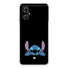 Чехол с принтом Стич на Xiaomi Redmi Note 11R (Стич на черном)