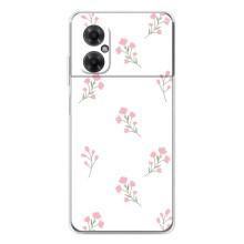 Чохол з розовим принтом для Xiaomi Redmi Note 11R (Рожеві квіти)