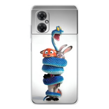 Силіконовий чохол з принтом Зоотрополіс для Xiaomi Redmi Note 11R – Змія Зоо