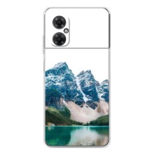 Силиконовый чехол с КАРТИНКАМИ лето для Xiaomi Redmi Note 11R (AlphaPrint) (Гори)