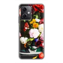 Брендновые Чехлы для Xiaomi Redmi Note 12 (5G) - (PREMIUMPrint) – Nike цветы