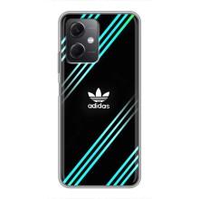 Чохли Адидас для Xiaomi Redmi Note 12 (5G) (AlphaPrint) (Адідас з полосами)
