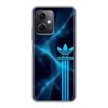 Чохли Адидас для Xiaomi Redmi Note 12 (5G) (AlphaPrint) (Синій Адідас)