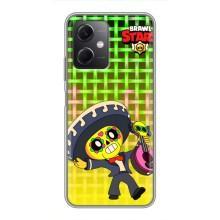 Чехлы Brawl Stars для Xiaomi Redmi Note 12 (5G) (AlphaPrint)