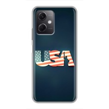 Чехол Флаг USA для Xiaomi Redmi Note 12 (5G)