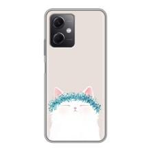 Чехол на тематику: Коты для Xiaomi Redmi Note 12 (5G) (Белый котик)