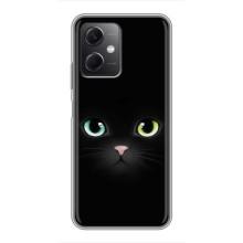 Чехол на тематику: Коты для Xiaomi Redmi Note 12 (5G) (Черный Котик)