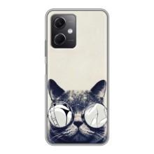 Чехол на тематику: Коты для Xiaomi Redmi Note 12 (5G) (Модный кот)