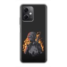 Чохол з картинкою "Герой Pubg" на Xiaomi Redmi Note 12 (5G) – В полум'ї