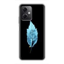 Чехол с картинками на черном фоне для Xiaomi Redmi Note 12 (5G) – Листочек