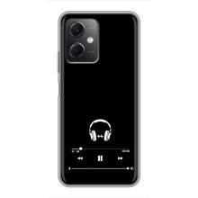 Чехол с картинками на черном фоне для Xiaomi Redmi Note 12 (5G) – Плеер