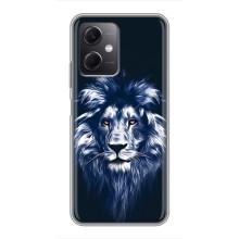 Чехол с картинкой на Xiaomi Redmi Note 12 (5G) – Лев - синий