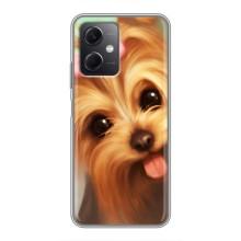 Чехол (ТПУ) Милые собачки для Xiaomi Redmi Note 12 (5G) – Йоршенский терьер