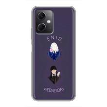 Чехлы Венсдей на Xiaomi Redmi Note 12 (5G) Уэнсдей (AlphaPrint) (Уэнздей и подруга)