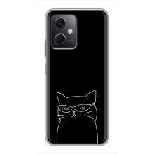 Чехол с рисунком кот на Xiaomi Redmi Note 12 (5G) – Равнодушный кот
