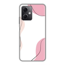 Чехол цветочный дизайн для Xiaomi Redmi Note 12 (5G) – Розовый фон