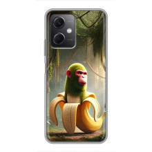 Чехол банты для Xiaomi Redmi Note 12 (5G) – Шимпанзини бананини