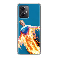 Чехол с принтом Фантастическая четверка для Xiaomi Redmi Note 12 (5G) – Человек-Факел