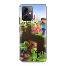 Чехлы для Xiaomi Redmi Note 12 (5G) (Персонажи Майн Крафт) (Майн-крафт)