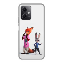 Силиконовый чехол с принтом Зоотрополіс для Xiaomi Redmi Note 12 (5G) – Джуди и Ник